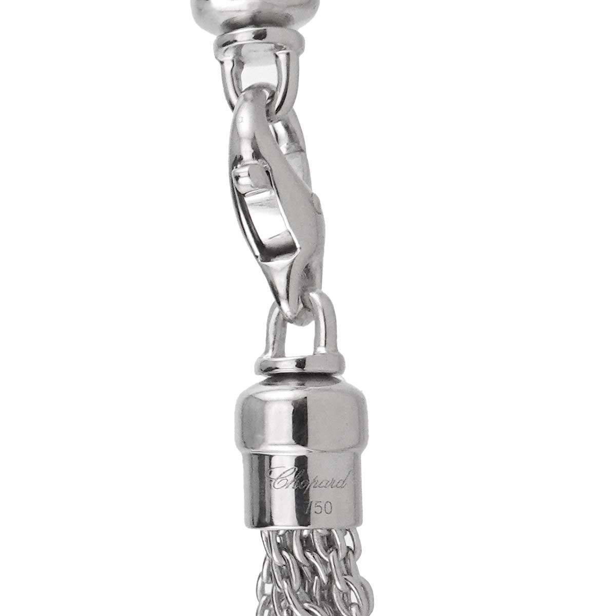 Happy Diamond Necklace 18K White Gold 750