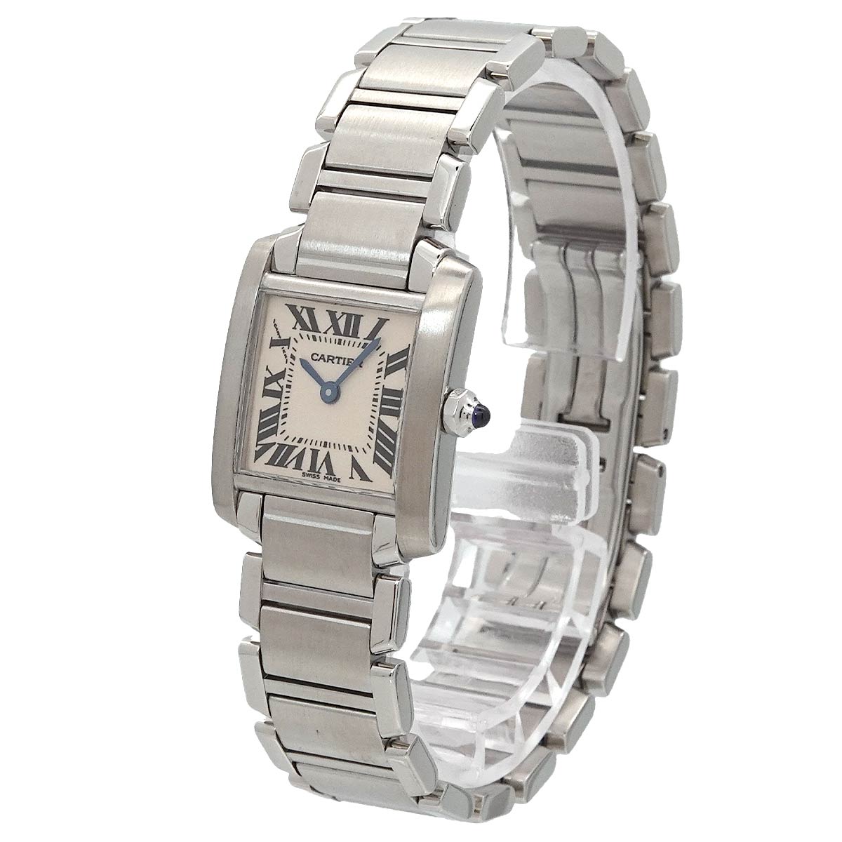 Tank Francaise SM W51008Q3 Quartz Cream Dial Ladies Watch