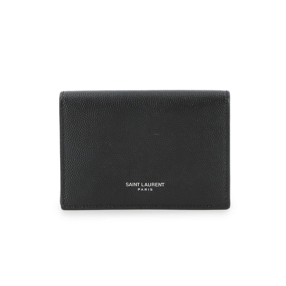Business Card Holder Case Leather Black 469338
