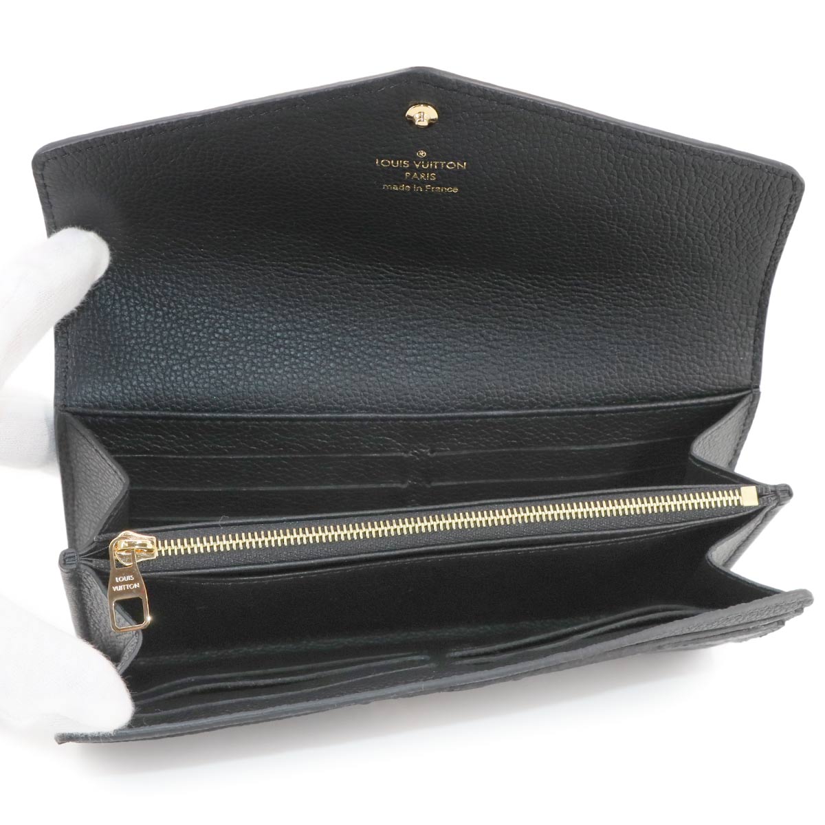 Monogram Empreinte Portefeuille Sarah Wallet Noir M82257