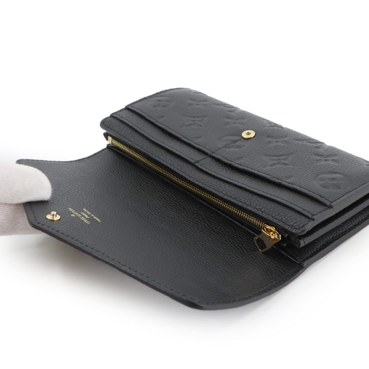 Monogram Empreinte Portefeuille Sarah Wallet Noir M82257