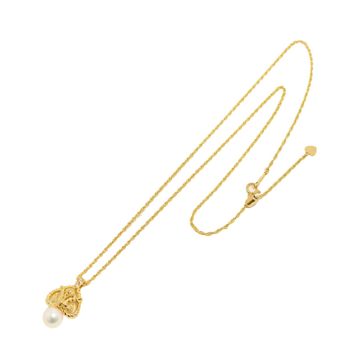 MIKIMOTO Akoya Pearl 7.2mm Necklace 18K YG 750