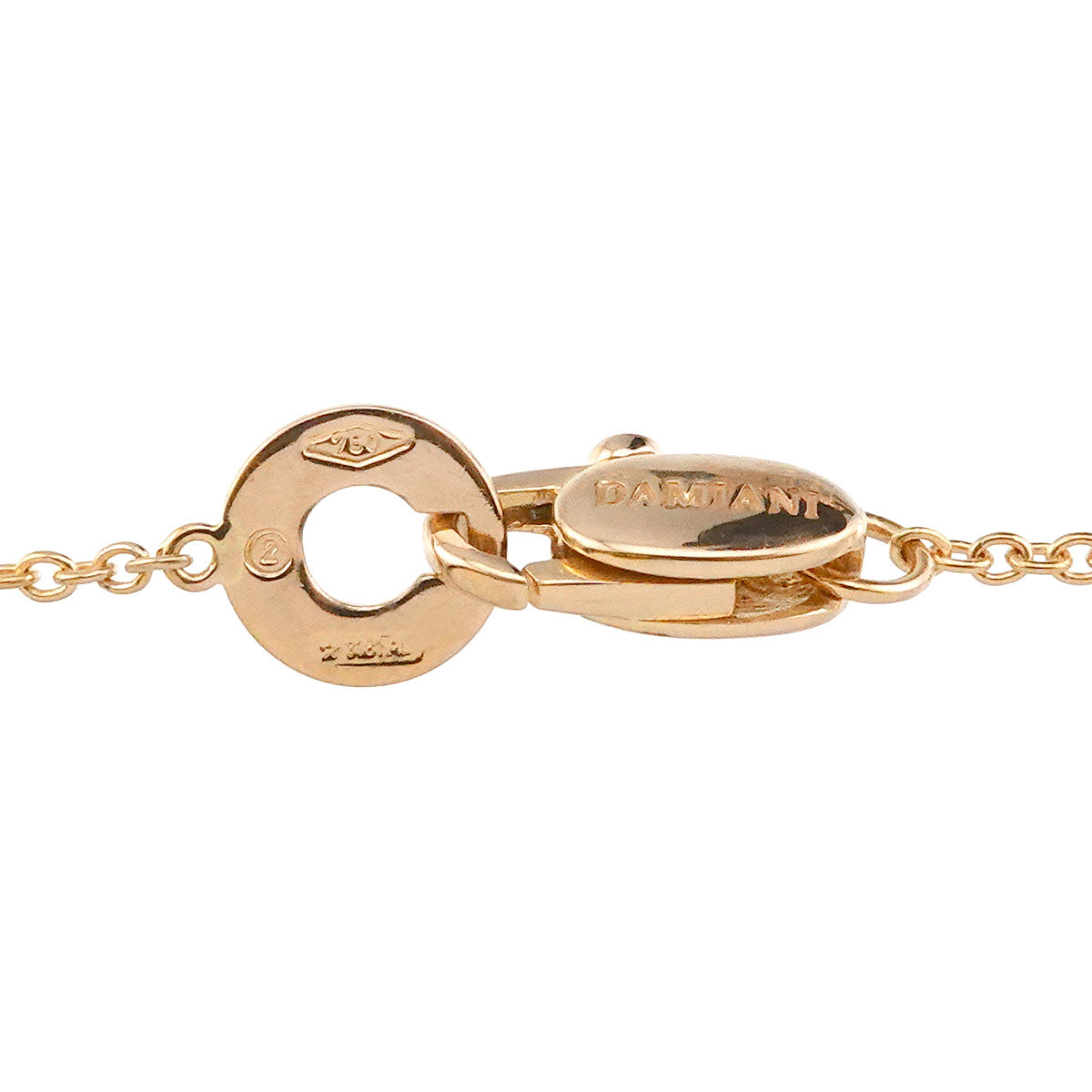 Amethyst Diamond Necklace 18K PG 750 90295156