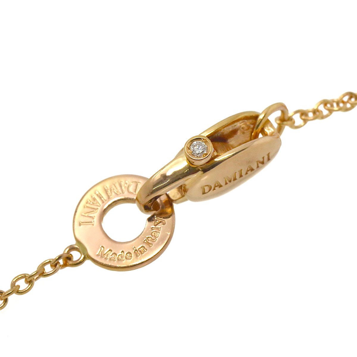 Amethyst Diamond Necklace 18K PG 750 90295156