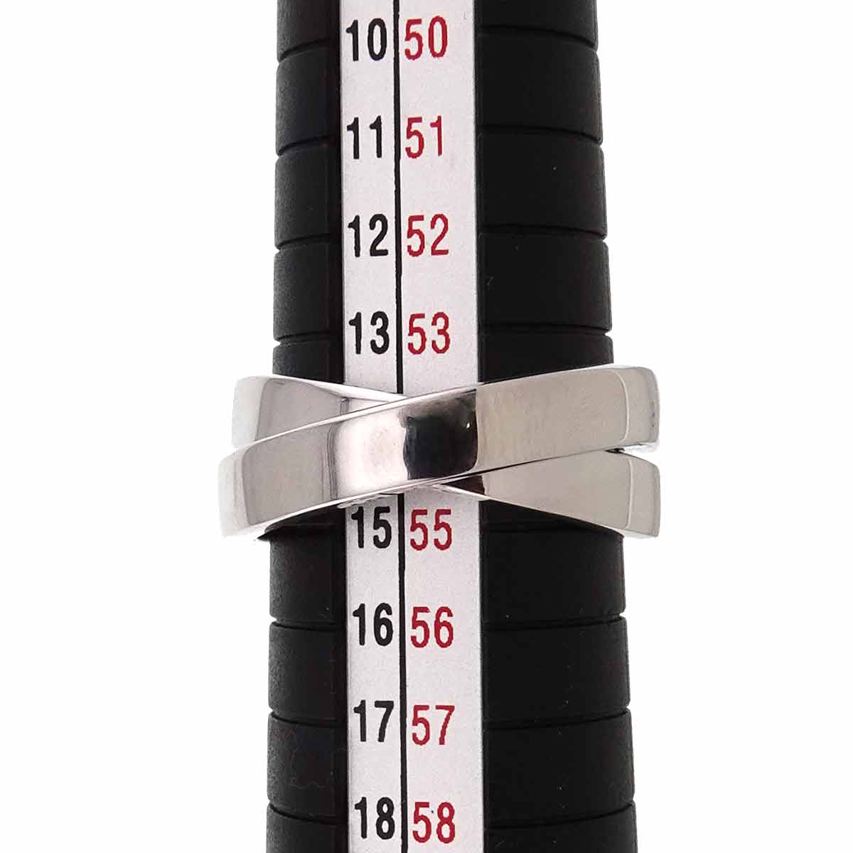 Paris Ring 18K White Gold 750 size54 6.75(US)