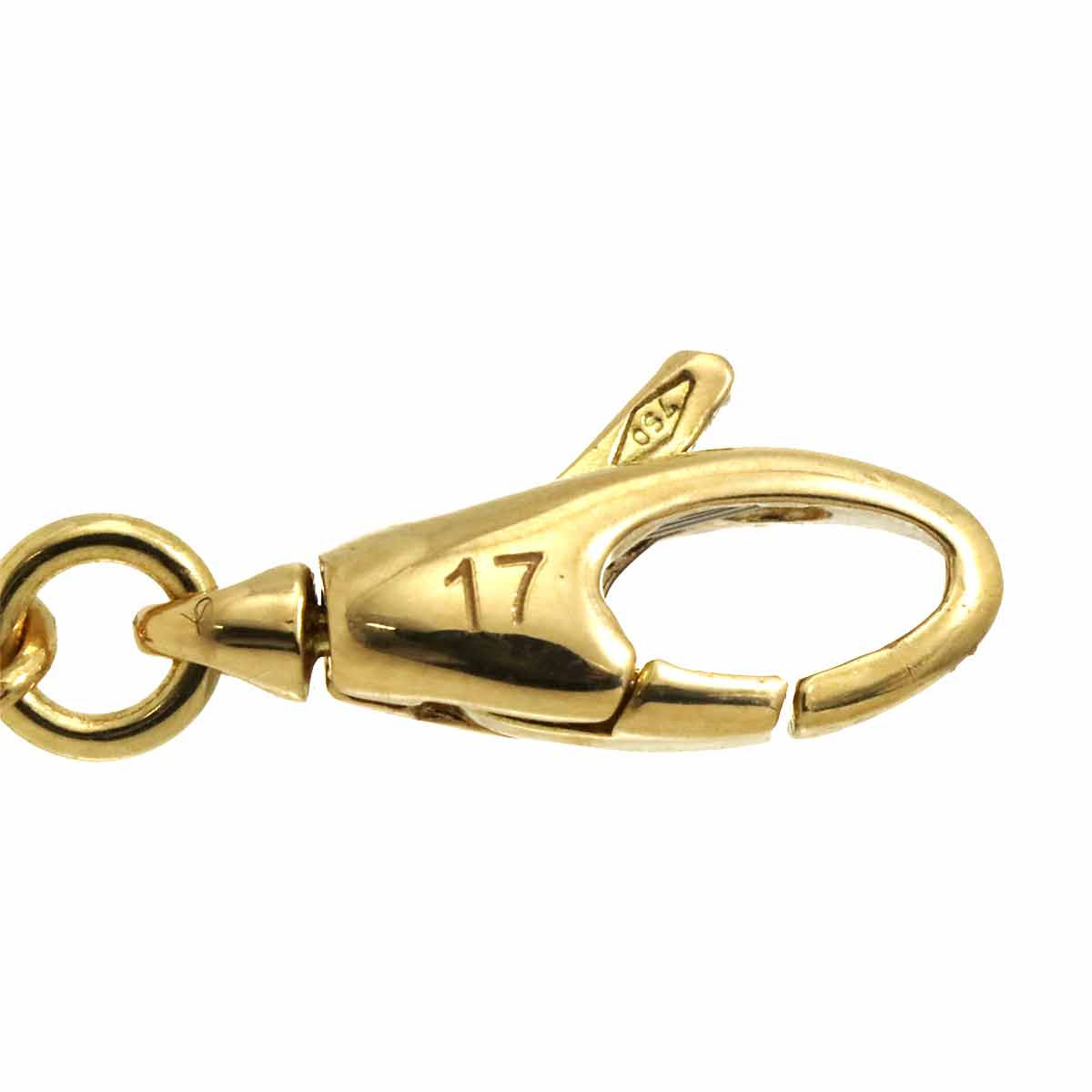 Double G Logo Bracelet 18K Yellow Gold 750 size17