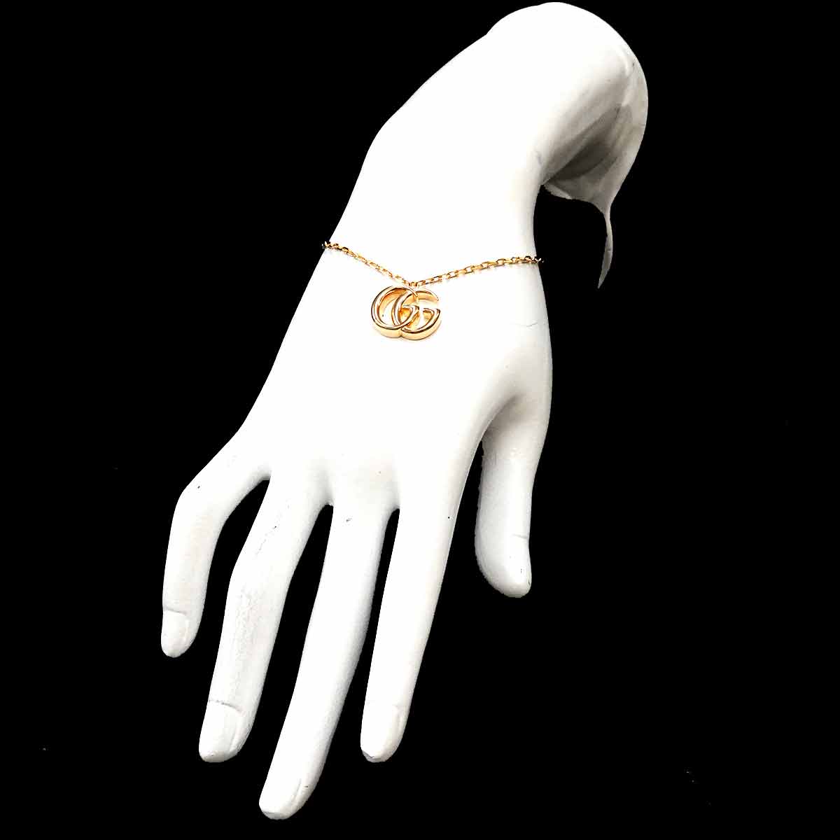 Double G Logo Bracelet 18K Yellow Gold 750 size17