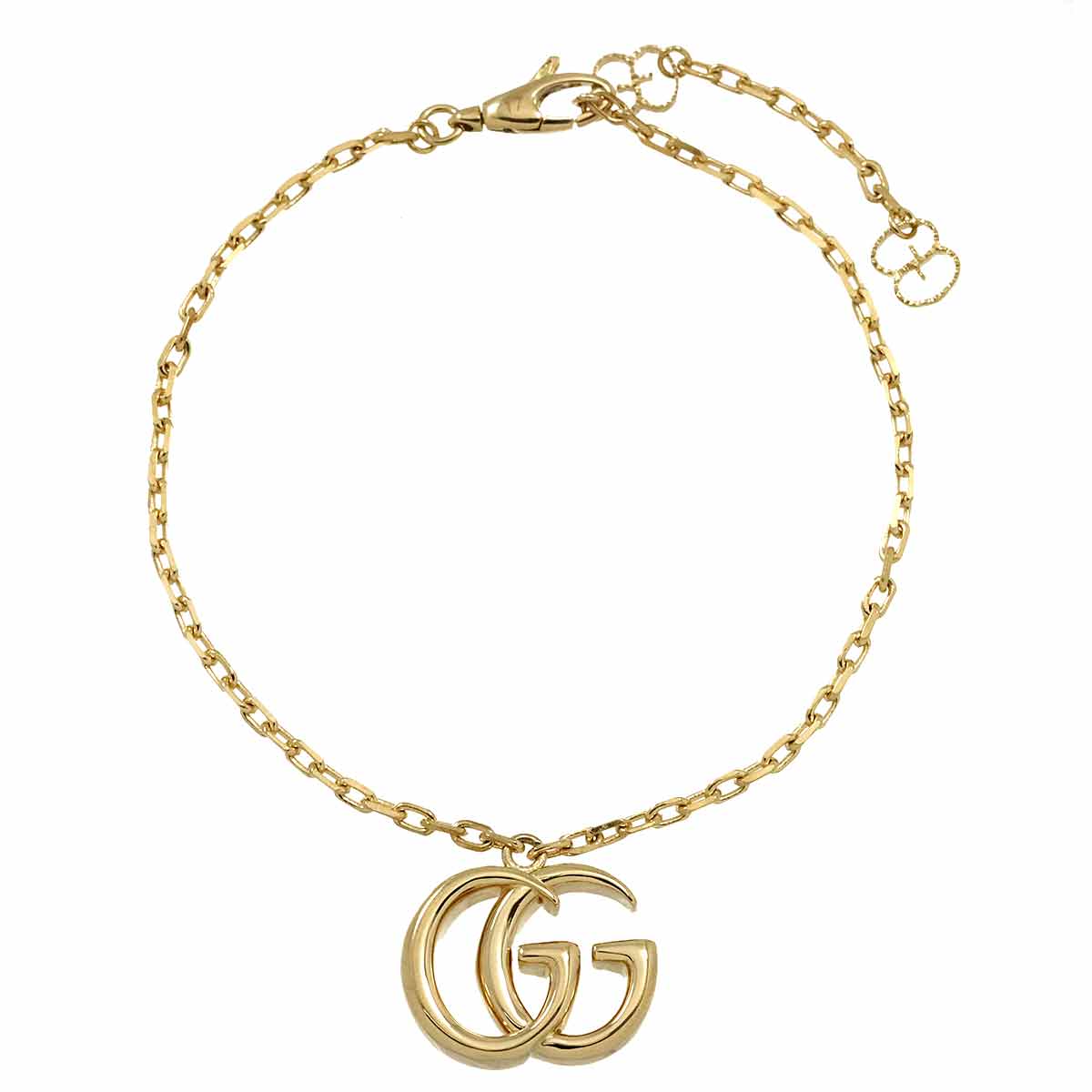 Double G Logo Bracelet 18K Yellow Gold 750 size17