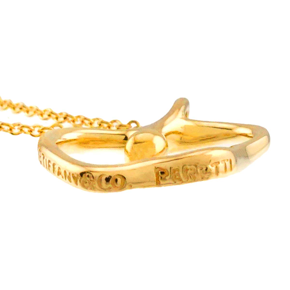 Apple motif Necklace 18K Yellow Gold 750