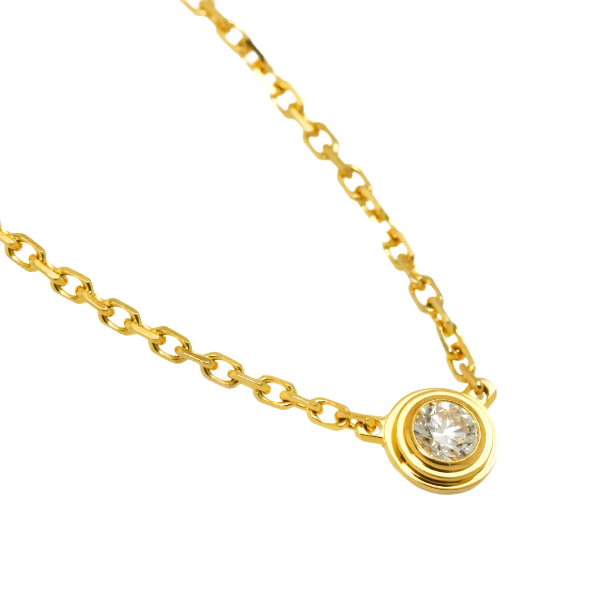 d Amour Diamond Necklace XS 18K Yellow Gold 750