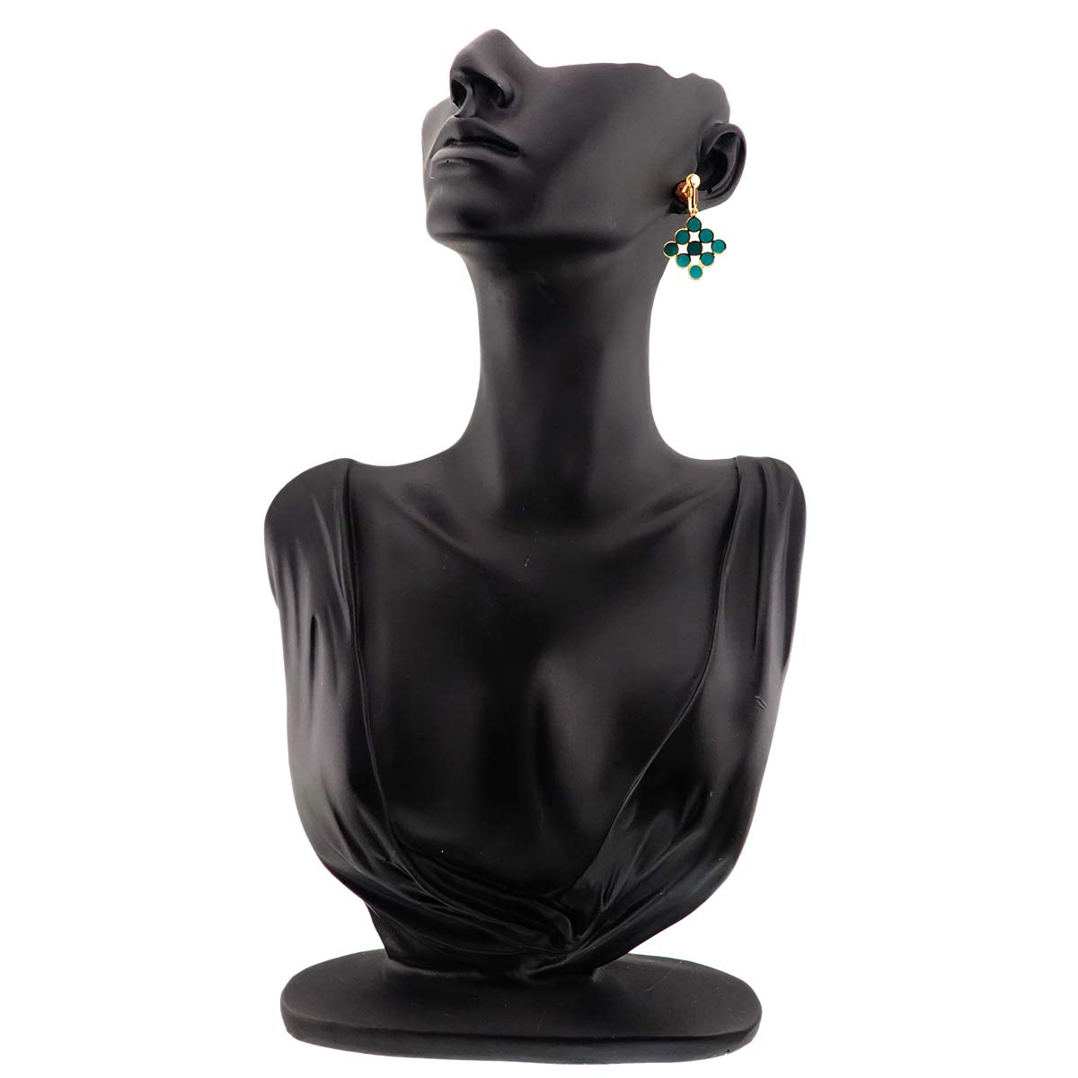 Enamel Earrings 18K Yellow Gold 750