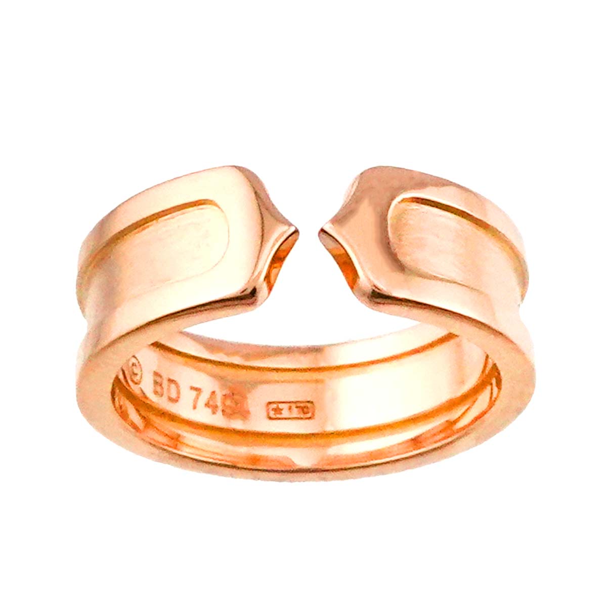 C2 Ring 18K PG 750 size51 5.5-5.75(US)