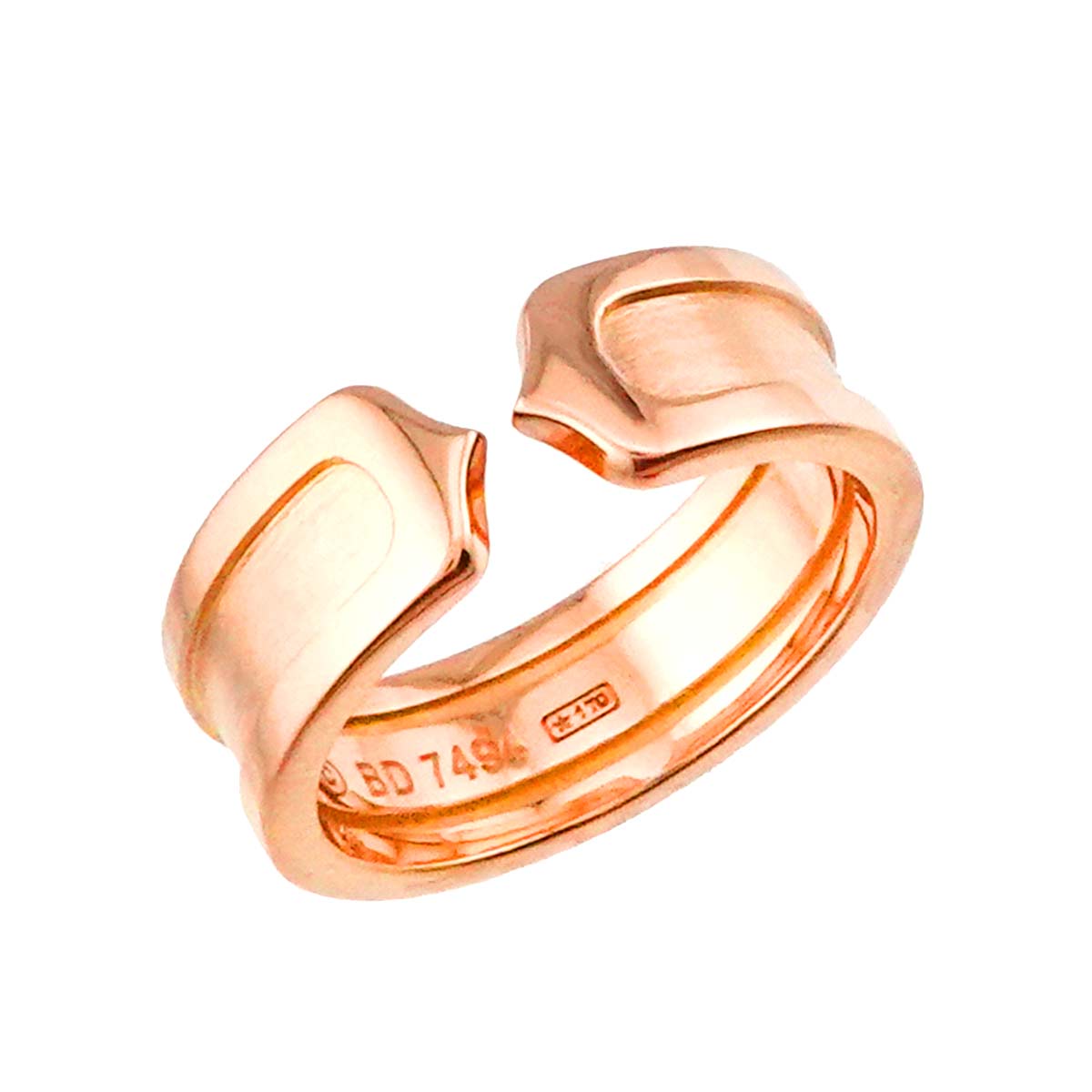 C2 Ring 18K PG 750 size51 5.5-5.75(US)