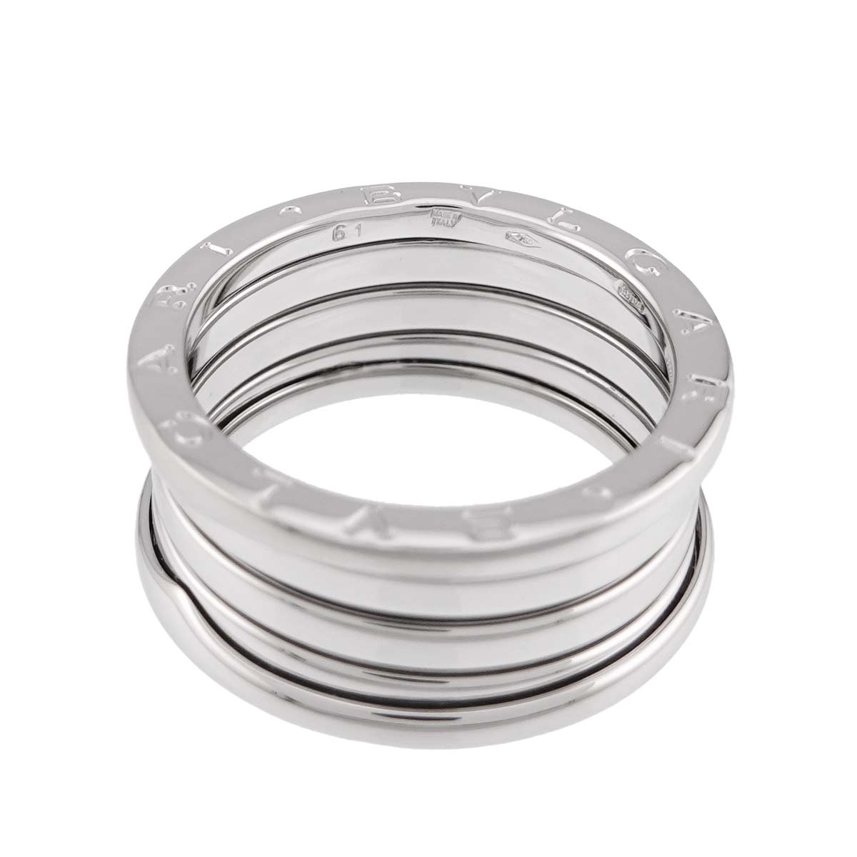 B-ZERO1 4Band Ring 18K White Gold 750 Size61 9(US)