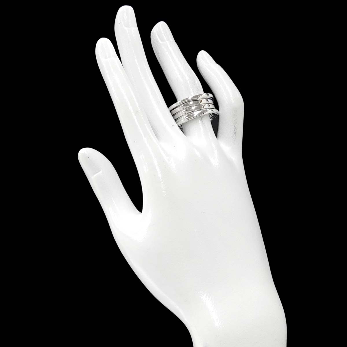 B-ZERO1 4Band Ring 18K White Gold 750 Size61 9(US)