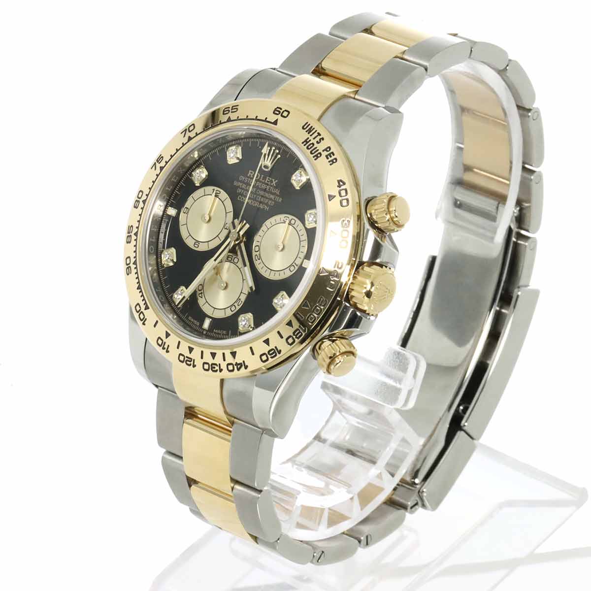 Daytona 126503G Serial Random 8P Diamond 750 Yellow Gold