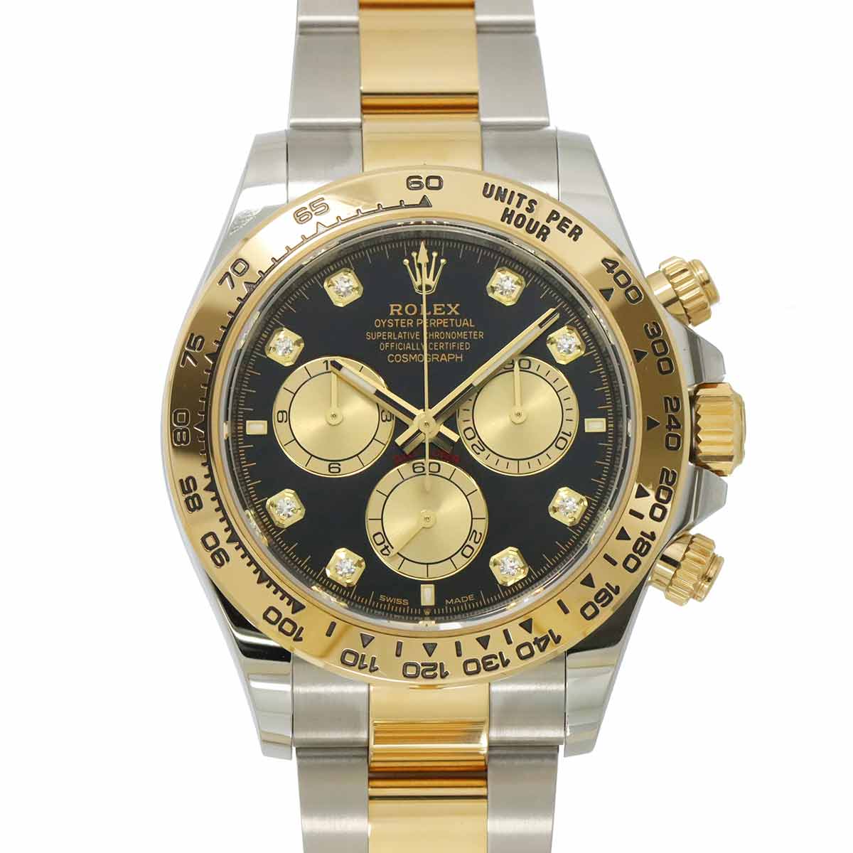 Daytona 126503G Serial Random 8P Diamond 750 Yellow Gold
