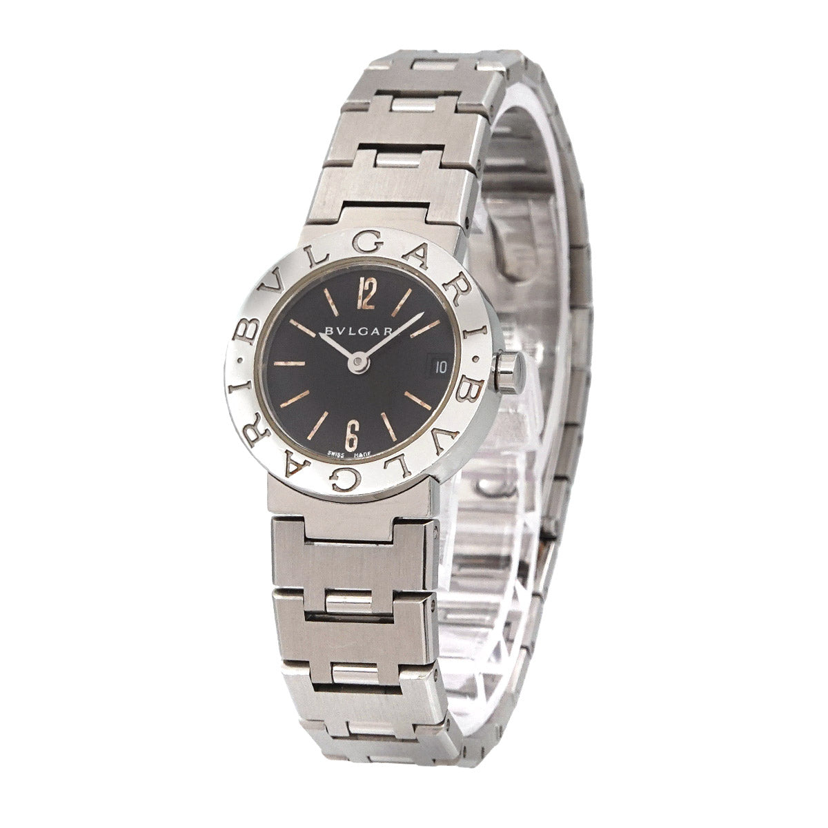 BVLGARIBVLGARI BB23SS Quartz Black Dial Ladies Watch