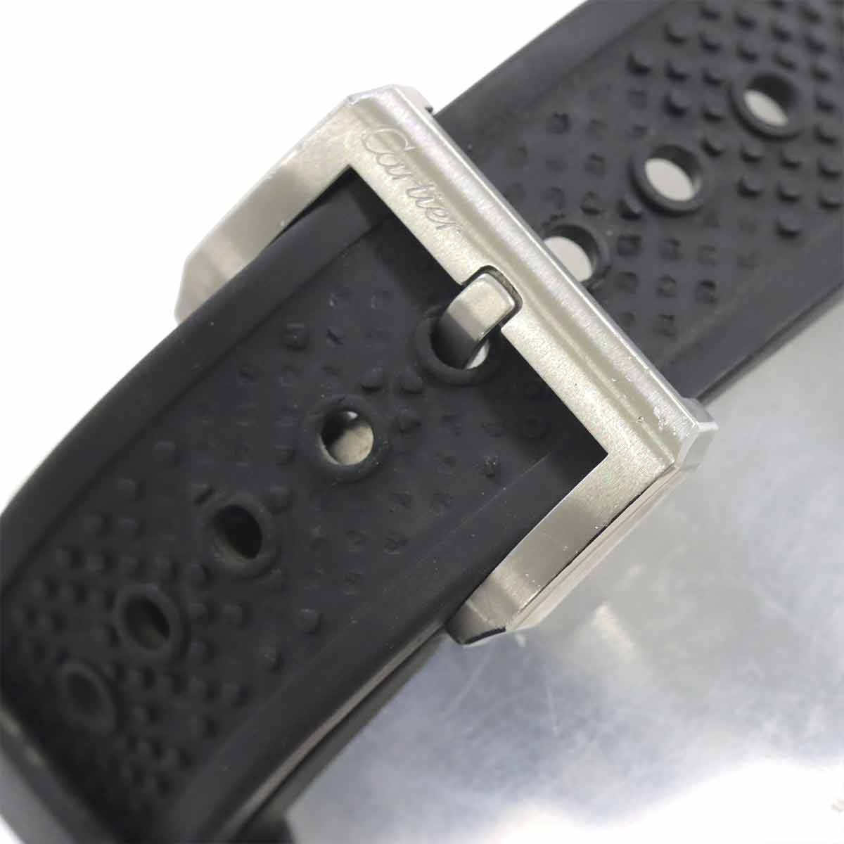 Caliber de cartier diver W7100055 Black Dial 750 PG Mens