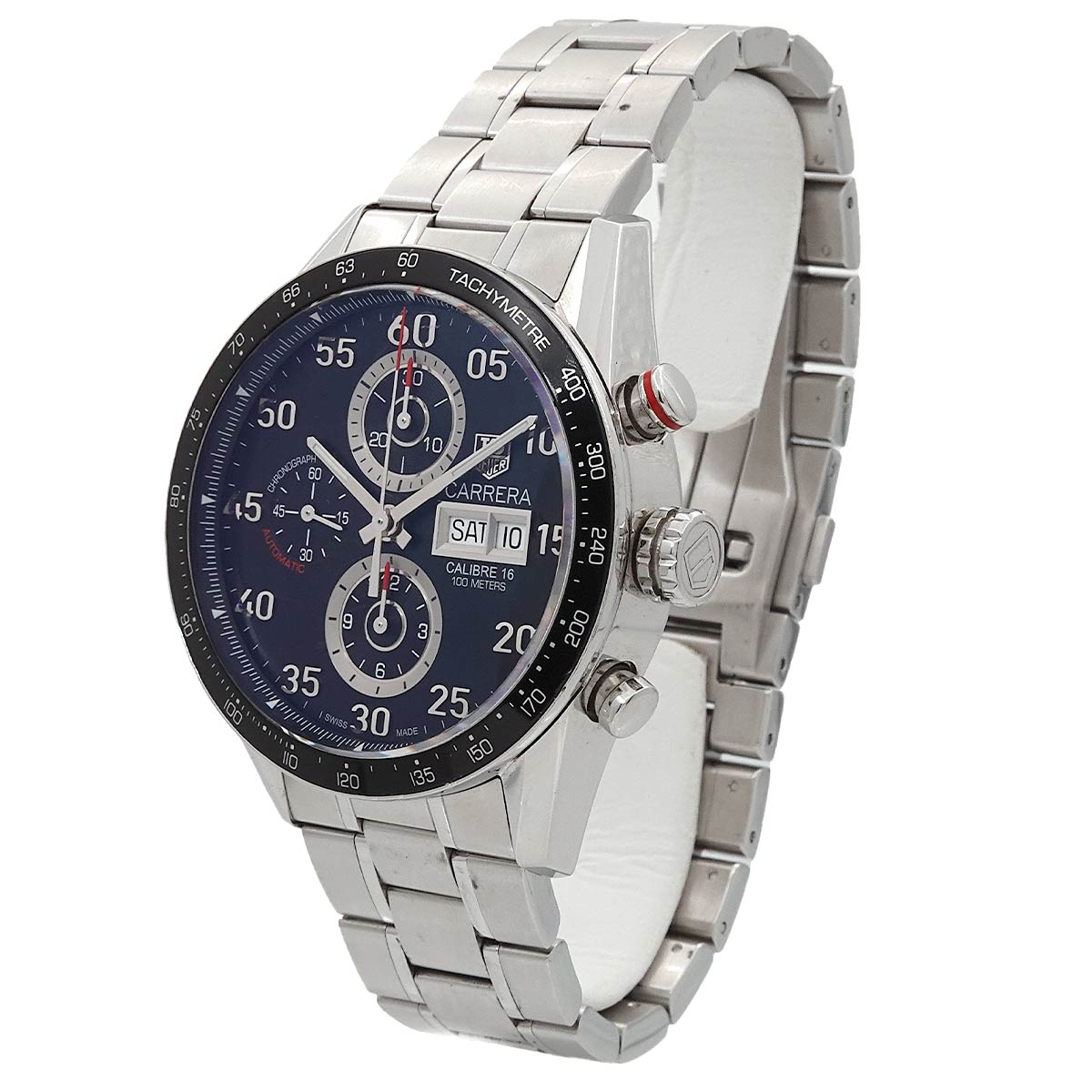 Carrera CV2A10 Chronograph Black Dial Date Mens