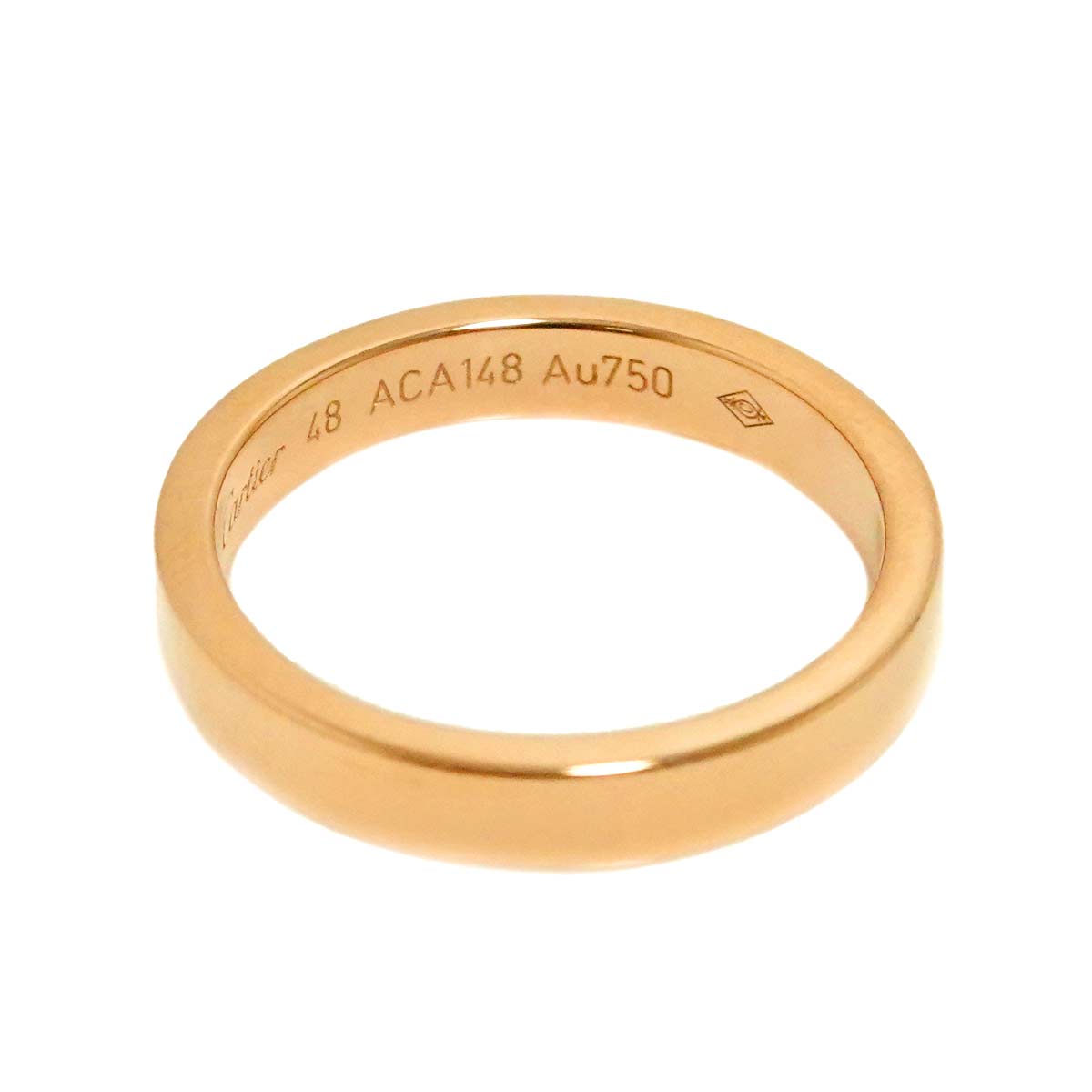 C de Ring 18K Pink Gold 750 Size48 4.5(US)