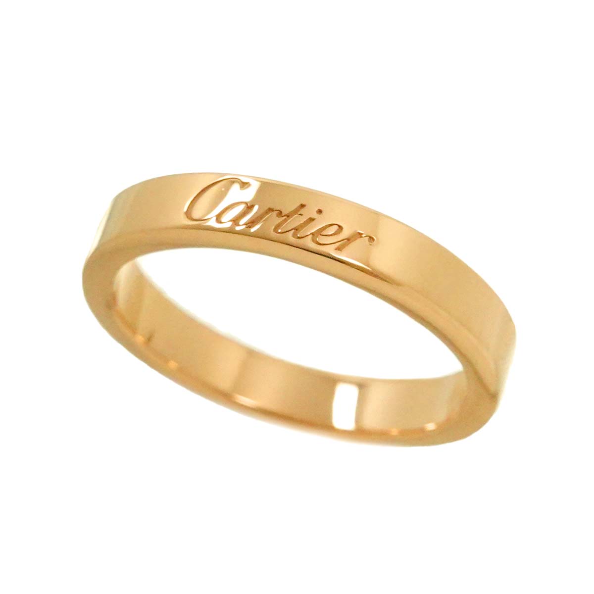 C de Ring 18K Pink Gold 750 Size48 4.5(US)