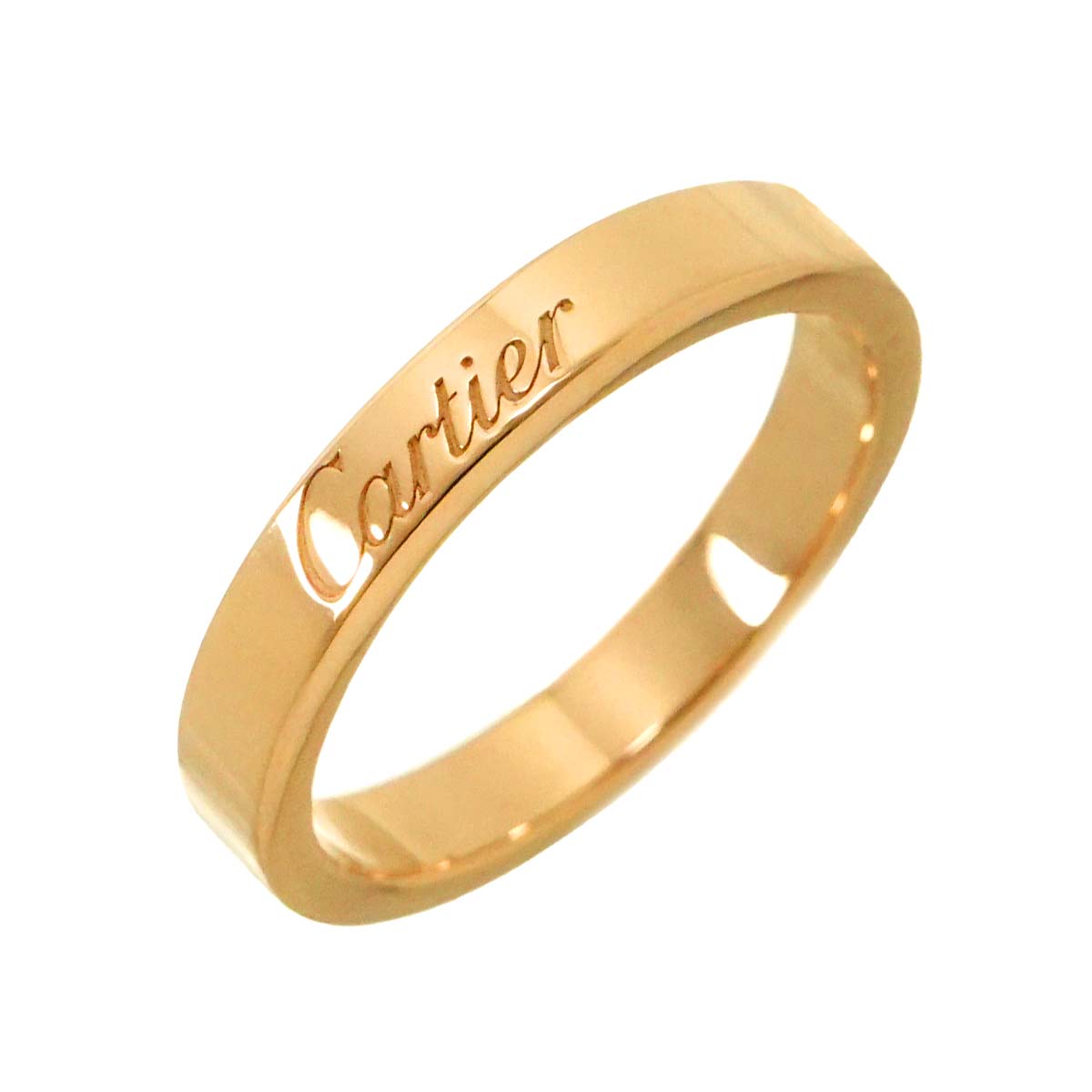 C de Ring 18K Pink Gold 750 Size48 4.5(US)