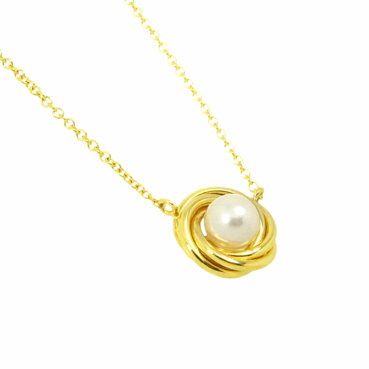 Akoya pearl 5.3mm Necklace 18K YG 750