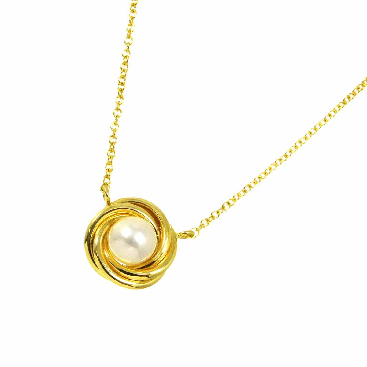 Akoya pearl 5.3mm Necklace 18K YG 750