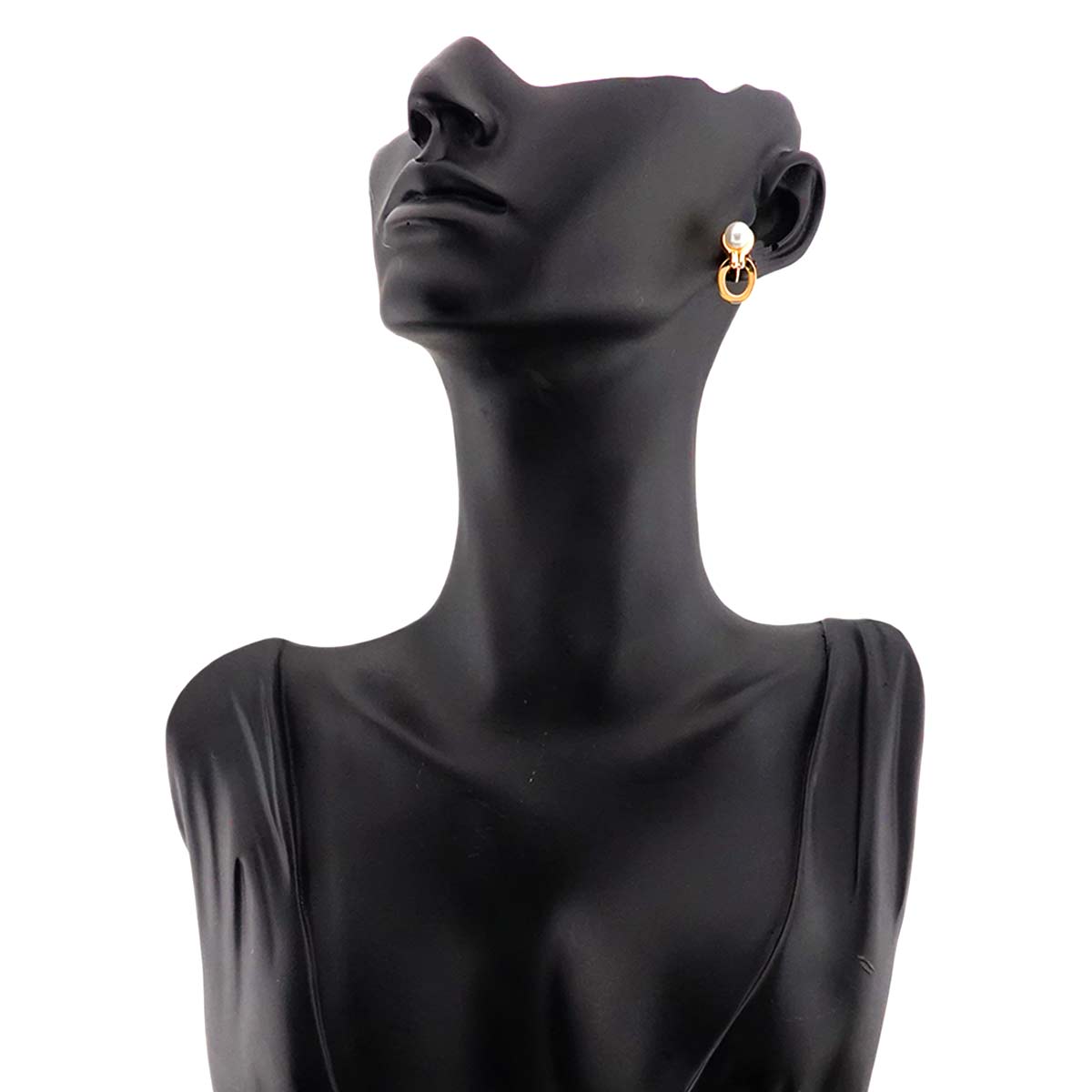 Akoya Pearl 5.8mm Earrings 18K YG 750