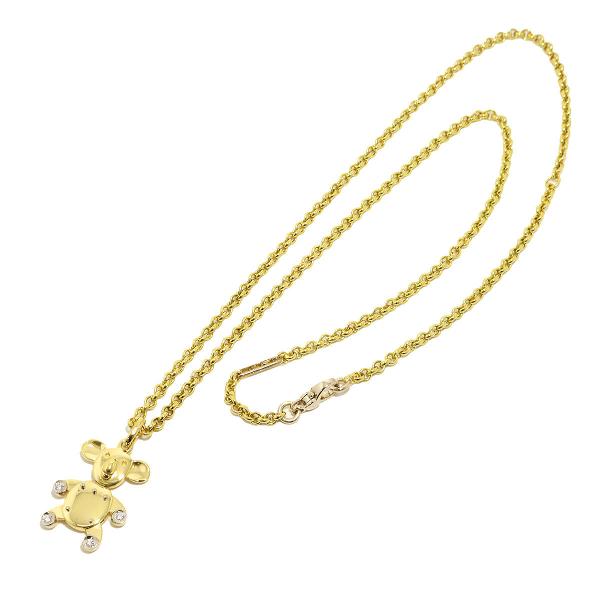 Diamond Necklace 18K YG WG 750