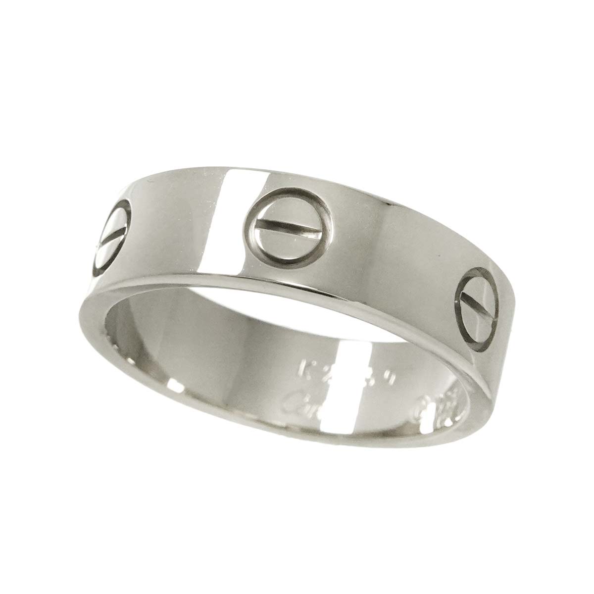 Love Ring 18K White Gold 750 size59 8.25(US)