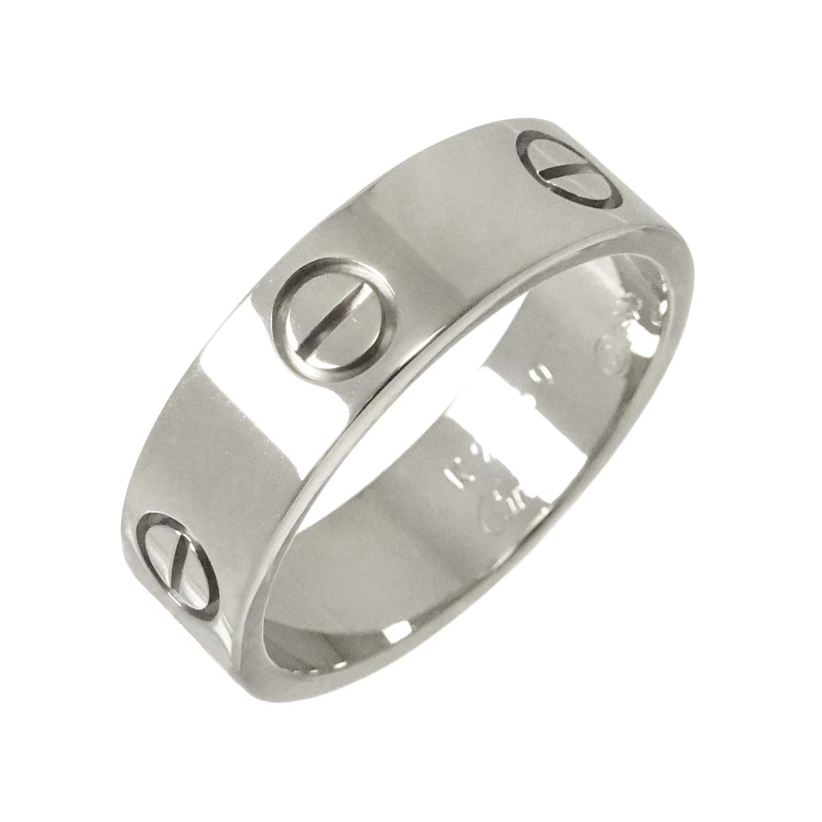 Love Ring 18K White Gold 750 size59 8.25(US)