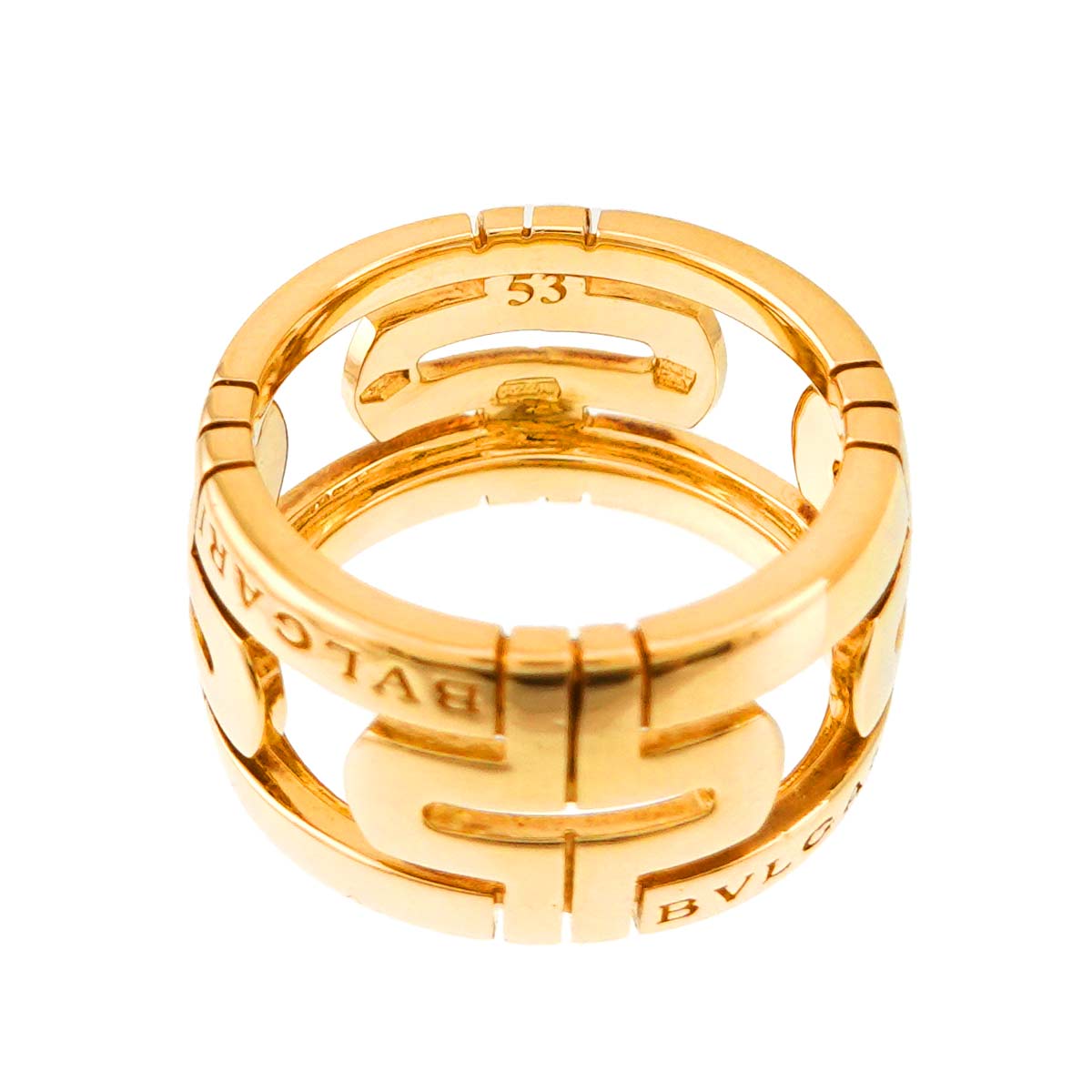Parentesi Large Ring 18K YG 750 Size53 6(US)