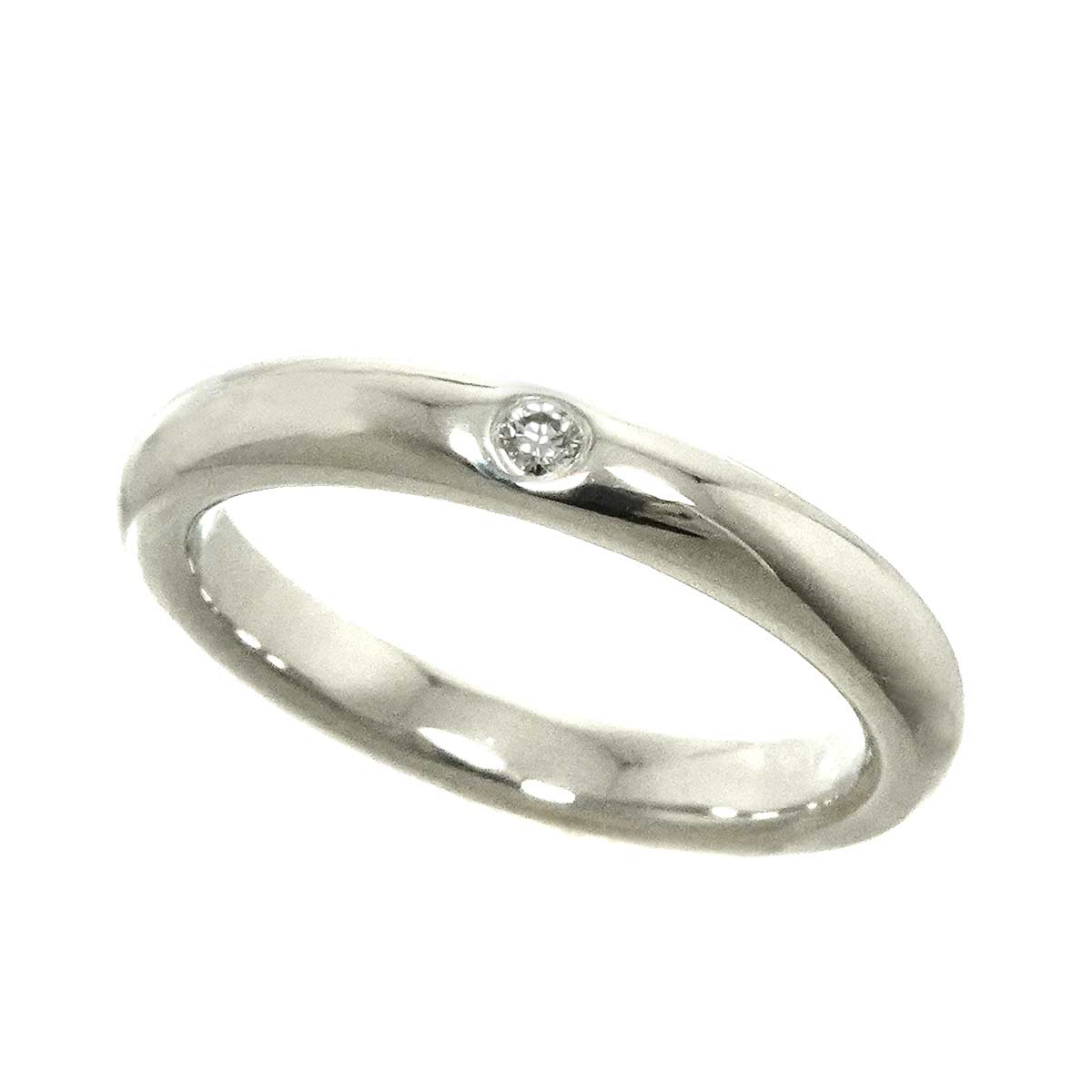Stacking Band Ring Diamond 1P Platinum Size3.75-4(US)
