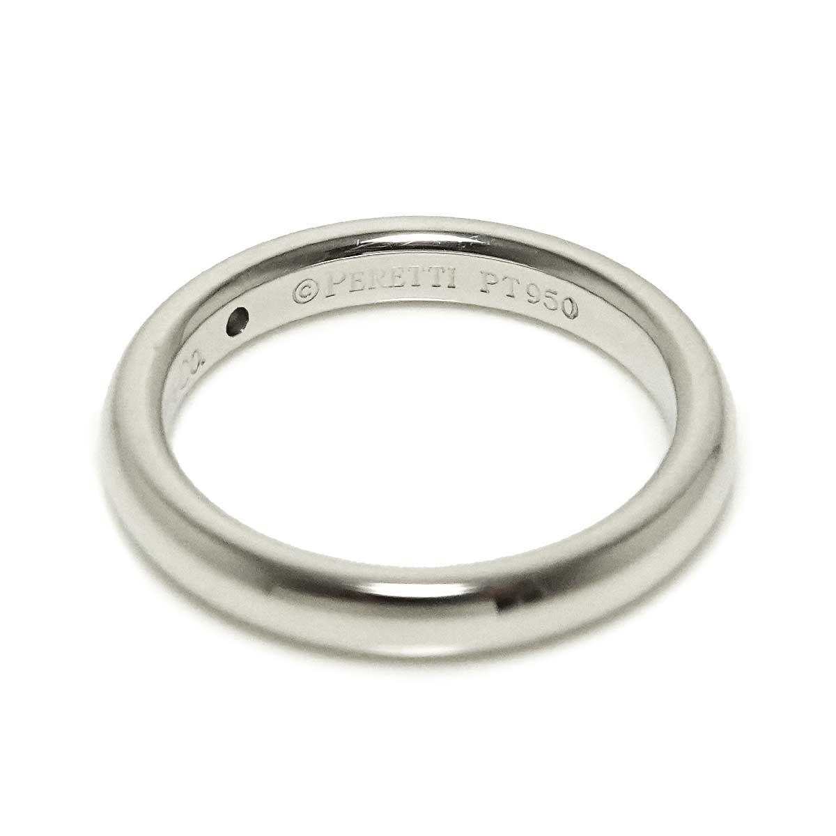 Stacking Band Ring Diamond 1P Platinum Size3.75-4(US)