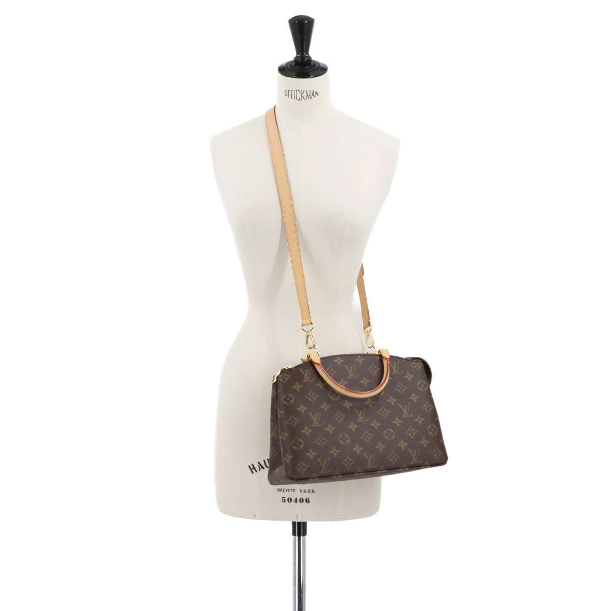 Monogram Petit Palais PM Hand Shoulder Bag Brown M45900