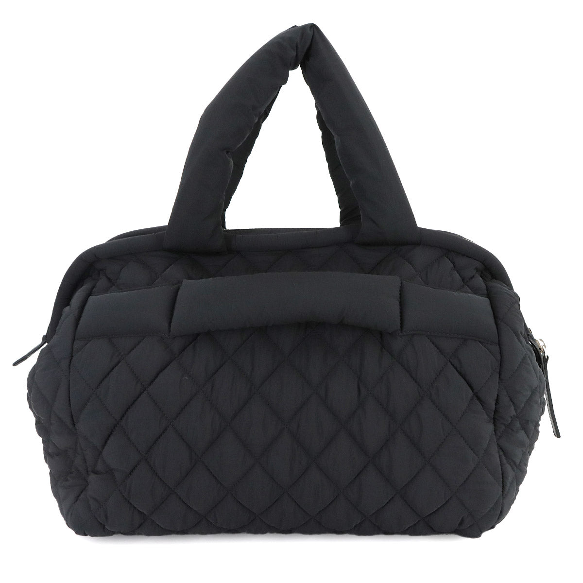Coco Cocoon Boston Bag Nylon Leather Black A47205 Purse