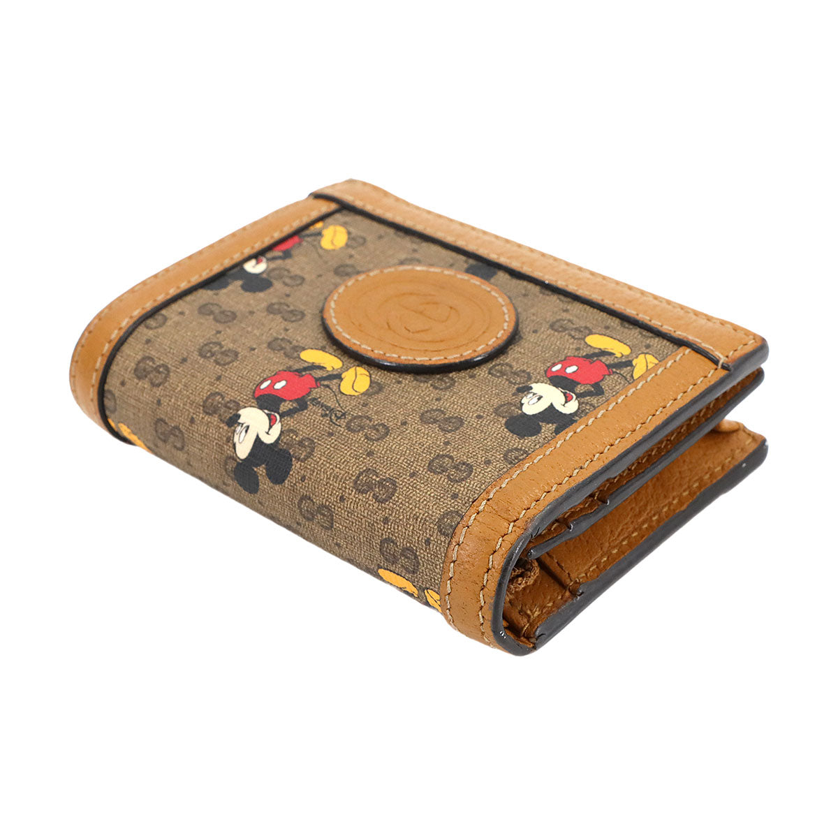 Disney Mickey Micro GG Supreme Compact Wallet 602534 Purse