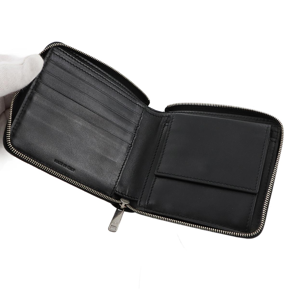 Zipped Around Wallet Leather Black Purse 10J613BEN