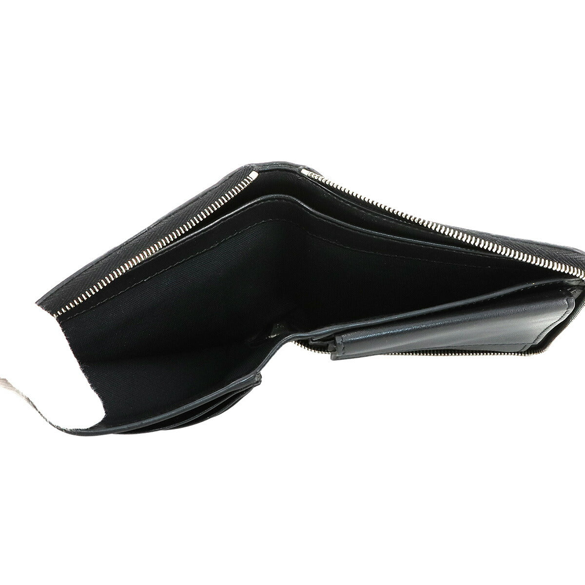Zipped Around Wallet Leather Black Purse 10J613BEN