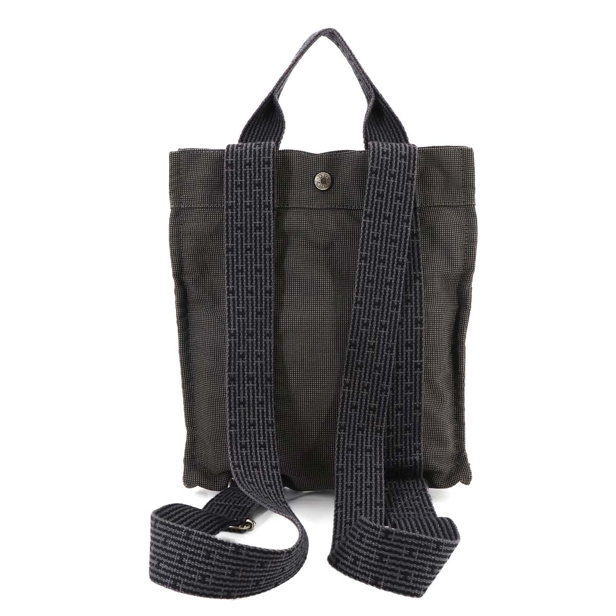 Her Line Ad PM Backpack Canvas Gray Purse