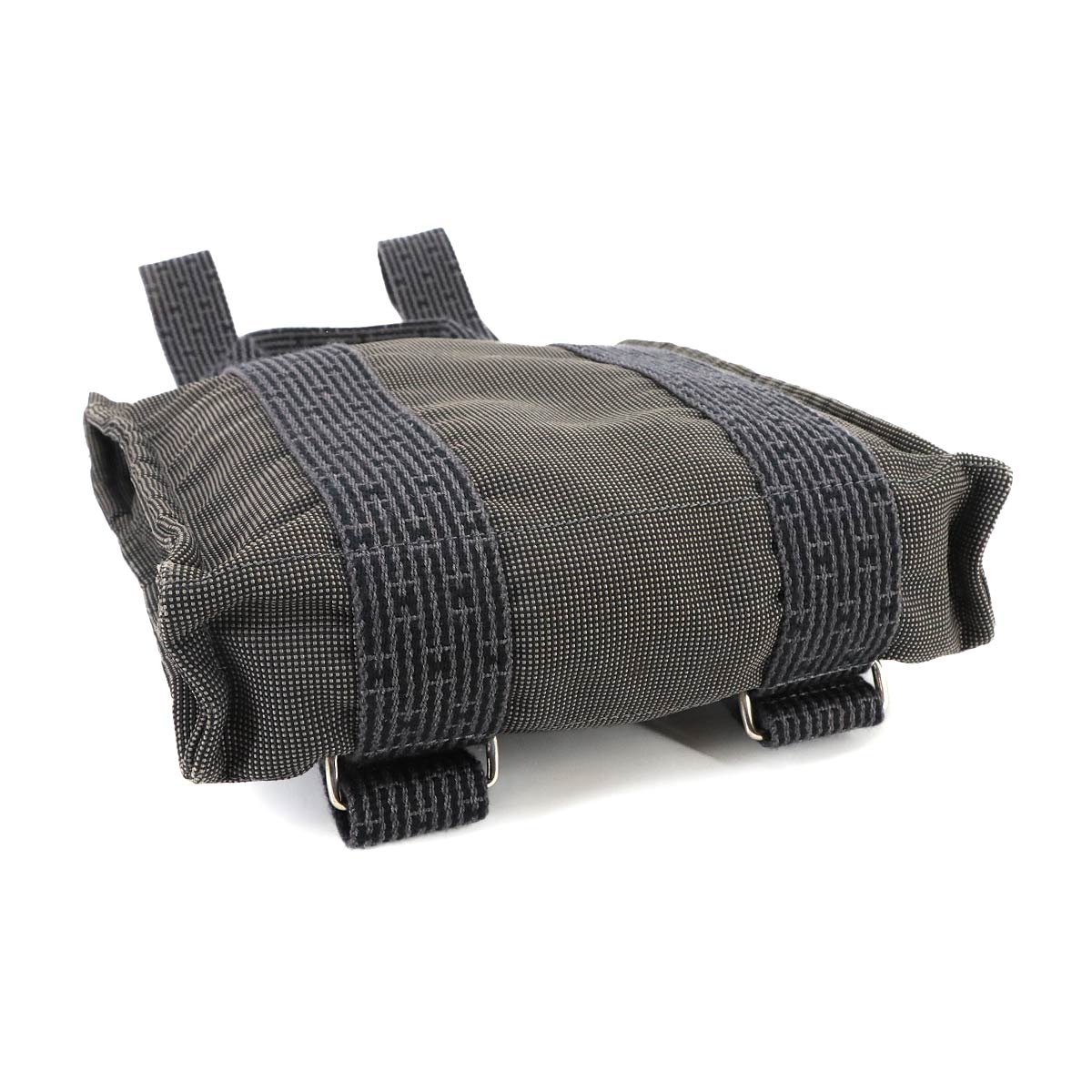 Her Line Ad PM Backpack Canvas Gray Purse