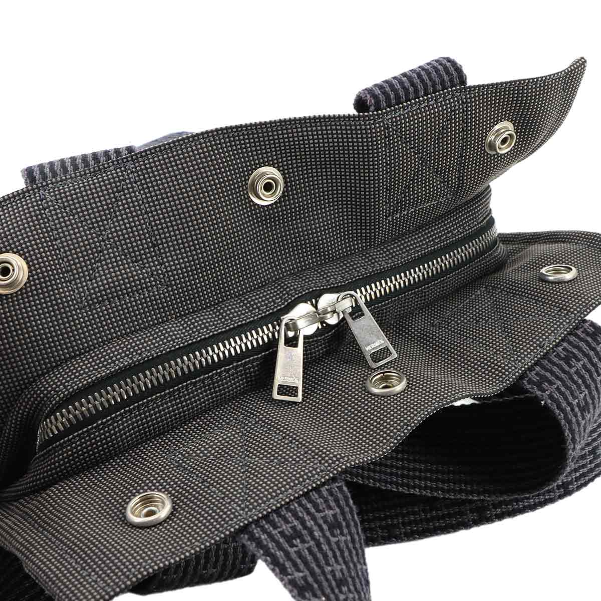 Her Line Ad PM Backpack Canvas Gray Purse