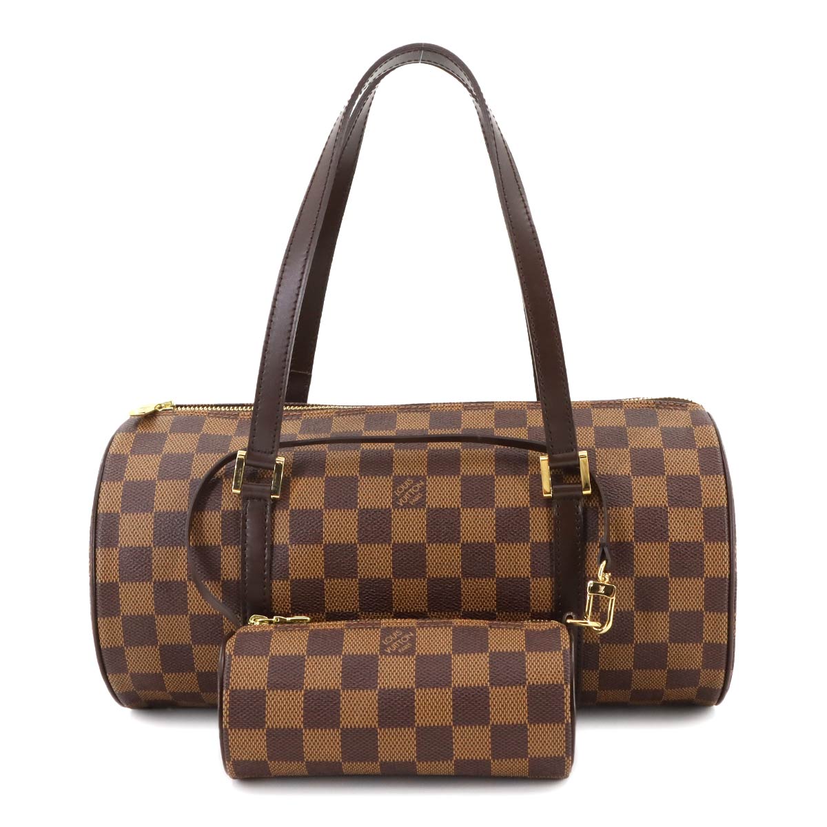 Damier Papillon 30 Hand Bag Ebene N51303 Pouch Purse
