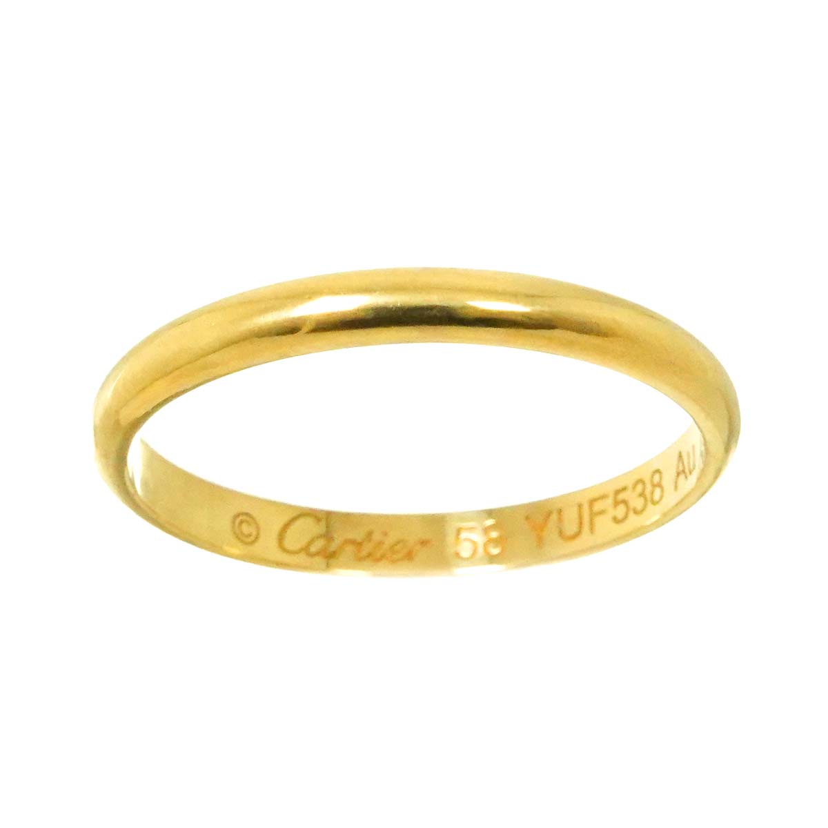 Classic Ring 18K Yellow Gold 750 size58 8-8.25(US)