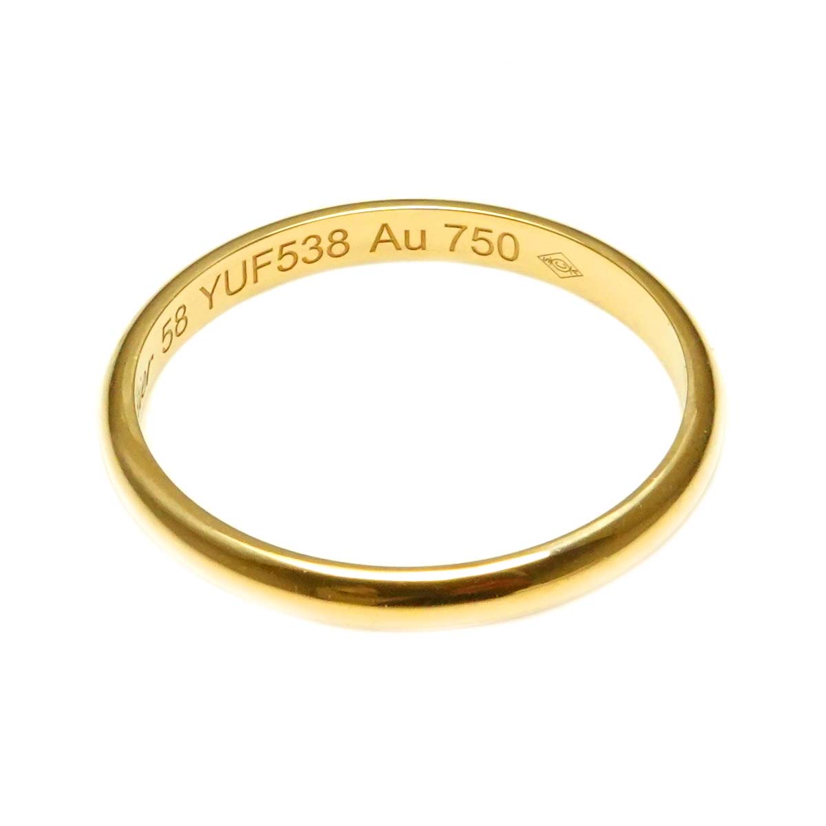 Classic Ring 18K Yellow Gold 750 size58 8-8.25(US)