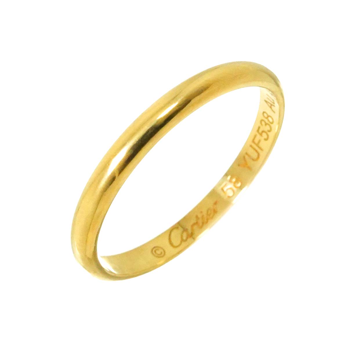 Classic Ring 18K Yellow Gold 750 size58 8-8.25(US)