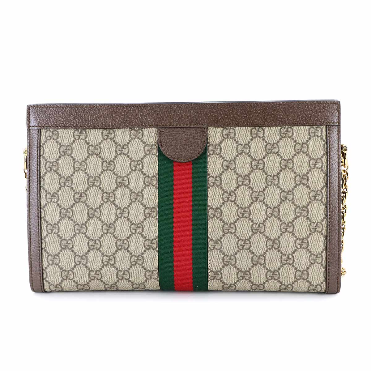 Ophidia GG Medium Shoulder Bag GG Supreme Canvas Beige 503876