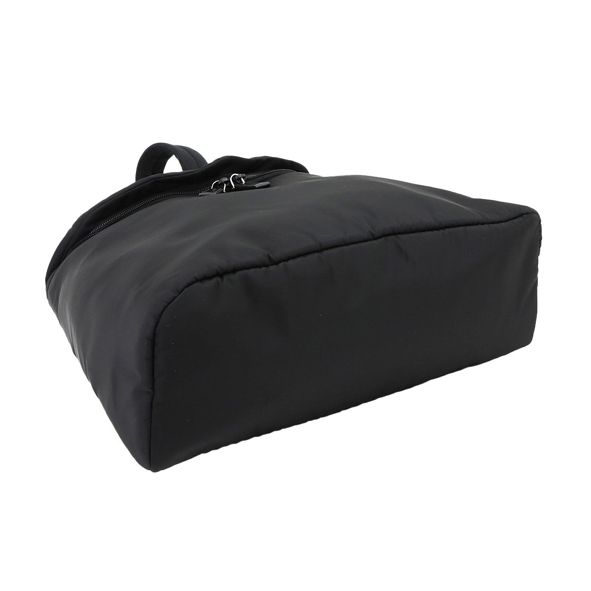 Backpack Nylon Leather Nero Black 2VZ095 Purse